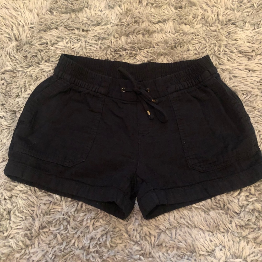 Black soft shorts